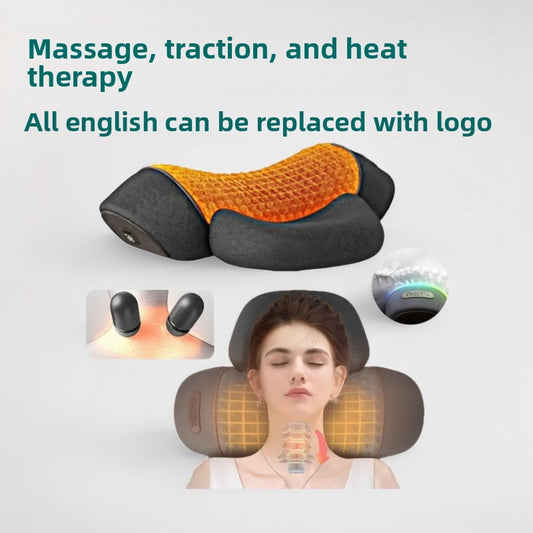 Intelligent Massage Pillow with Heat Therapy and Neck Support