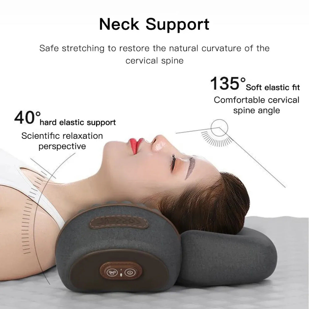 Intelligent Massage Pillow with Heat Therapy and Neck Support